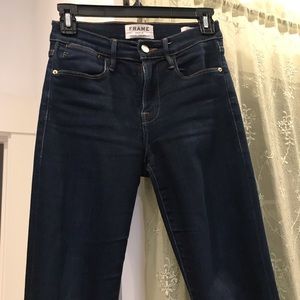 Frame size 24 le high skinny dark jeans